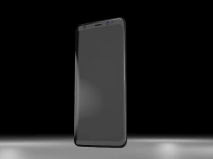 samsung galaxy s8 2017 light blue 3D Model