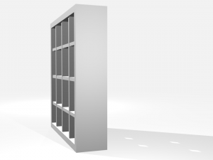 ikea bookshelf - realistic 3D Model