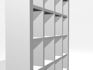 ikea bookshelf - realistic 3D Model