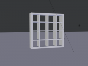 ikea bookshelf - realistic 3D Model