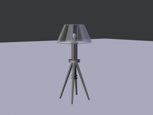 ikea lautres lamp 3Dモデル