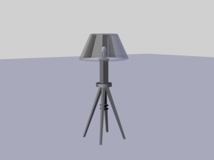 ikea lautres lamp 3Dモデル