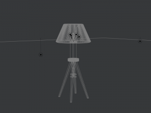 ikea lautres lamp 3Dモデル