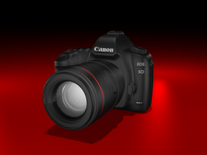 canon eos 5d mark ii 3D Model