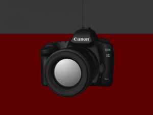 canon eos 5d mark ii 3D Model