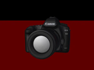 canon eos 5d mark ii 3D Model
