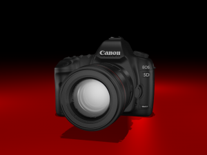 canon eos 5d mark ii Model 3D