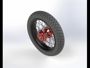 Motorcycle rim 3D 모델