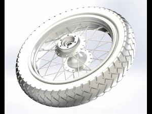 Motosiklet jantı 3D Model
