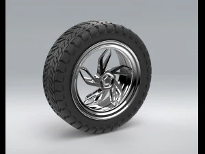 cerchione e pneumatico Modello 3D