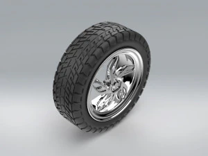 rim and tire 3D Model
