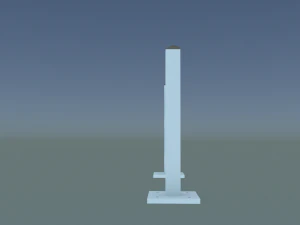 guardrail bikers highway 3D Model