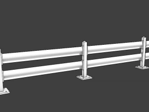guardrail bikers protect 3D Model