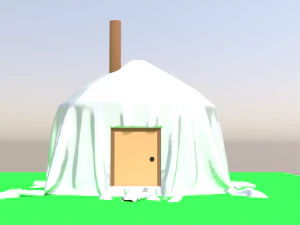 Mongoolse tent 3D Model