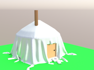 mongolian tent Modelo 3D
