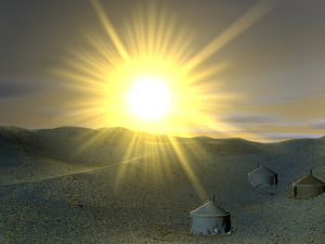 mongolian tent house 3D-Modell