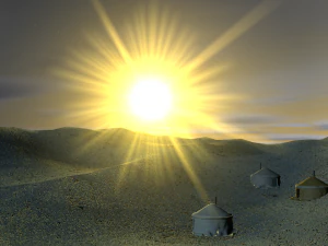 mongolian tent house 3D Model