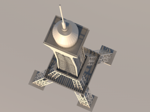 Torre Eiff 3D Model