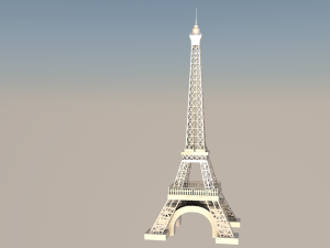 Torre Eiff Modelo 3D