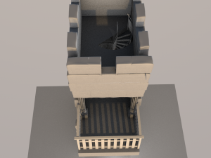 Greek tower 3D Принт Модель
