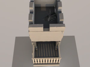 Greek tower 3D Print Model