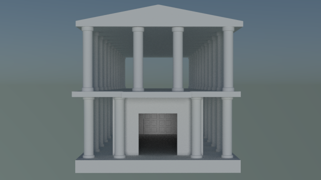 sanctuary of athens greece in 3d 3Dモデル .c4d .max .obj .3ds .fbx .stl .blend 