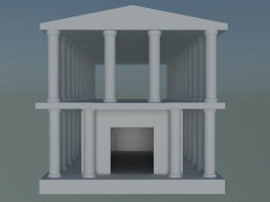 sanctuary of athens greece in 3d 3D Model