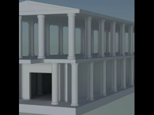 sanctuary of athens greece in 3d 3Dモデル