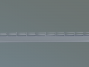 guardrail for the upper section of concrete 3D-Modell