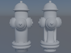 simple fire hydrant 3D Model