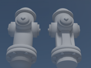 simple fire hydrant 3D 모델