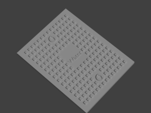 simple manhole cover 3D मॉडल