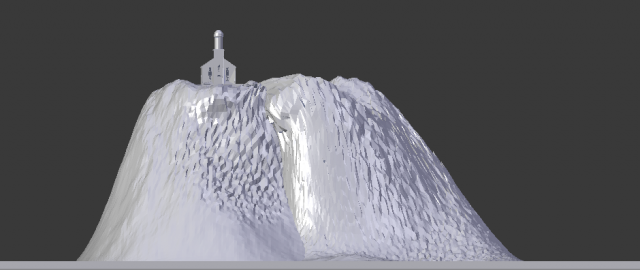 Mountain house 3D मॉडल .c4d .max .obj .3ds .fbx .stl .blend 
