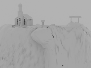 Mountain house 3D मॉडल