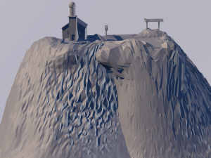 Mountain house 3D मॉडल