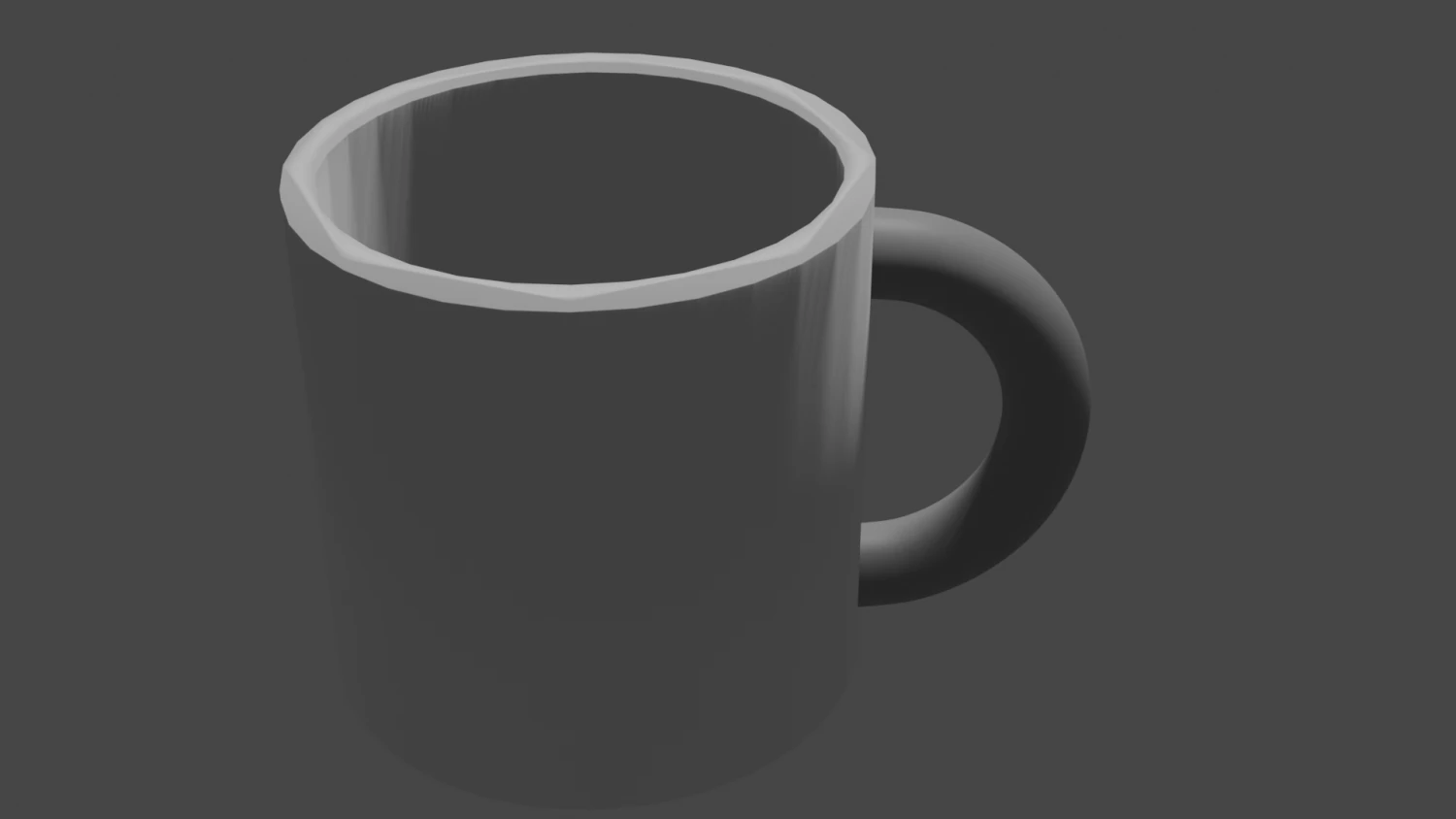 Simple mug 3D Model .c4d .max .obj .3ds .fbx .stl .blend 