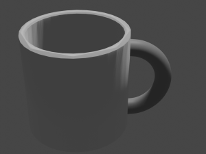 Simple mug Model 3D