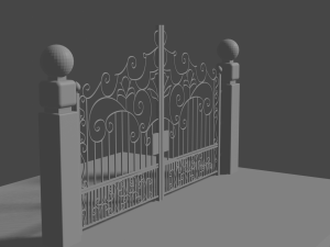 Gateway Exterior Gate 3D 모델