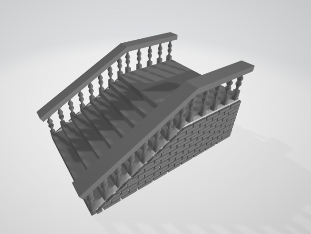 3d balustrade 3D प्रिंट मॉडल .c4d .max .obj .3ds .fbx .stl .blend 