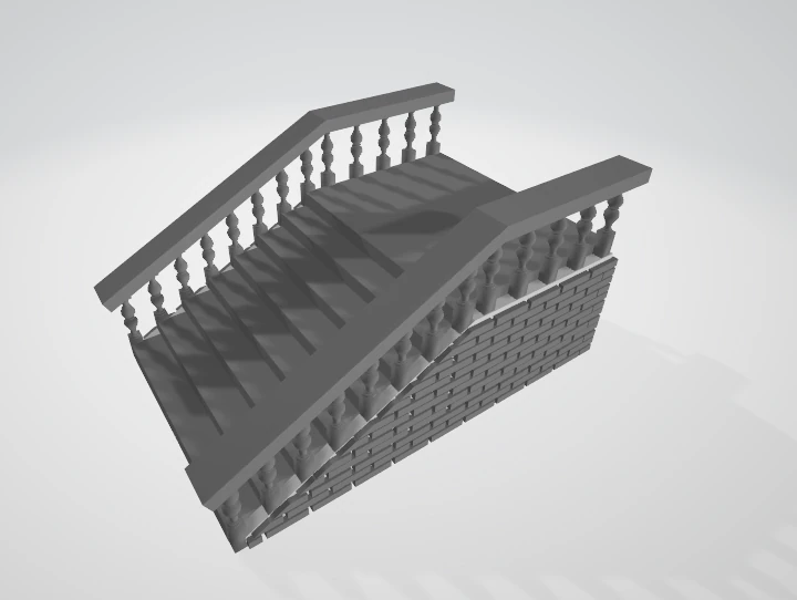 3डी कटघरा 3D प्रिंट मॉडल .c4d .max .obj .3ds .fbx .stl .blend 