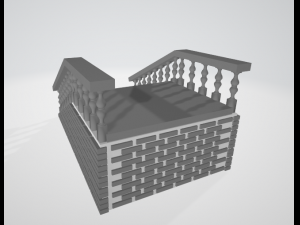 3d balustrade 3D प्रिंट मॉडल