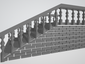 3d balustrade 3D प्रिंट मॉडल
