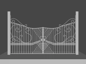 Gateway Au&szlig;entor v2 Herrenhaus 3D Modell