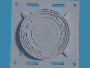 Arte 3D de bueiro Modelo de Impressão 3D