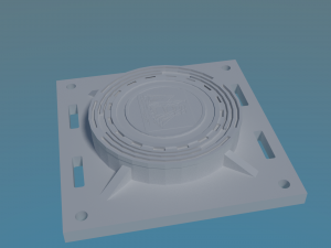 Manhole 3D art 3D प्रिंट मॉडल