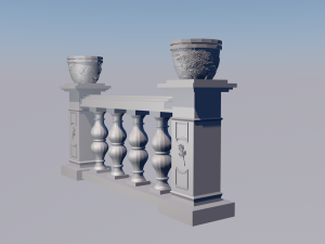 3D Baluster 3D Baskı Modeli