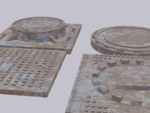 3D Manhole model 3D Model