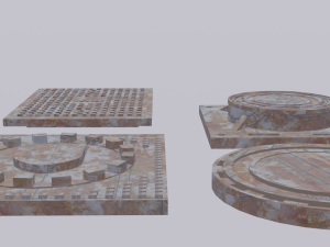 3D Manhole model 3D Model
