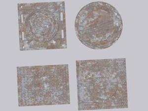 3D Manhole model 3D Model