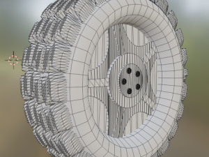 3D Wheel model 3D-printmodel